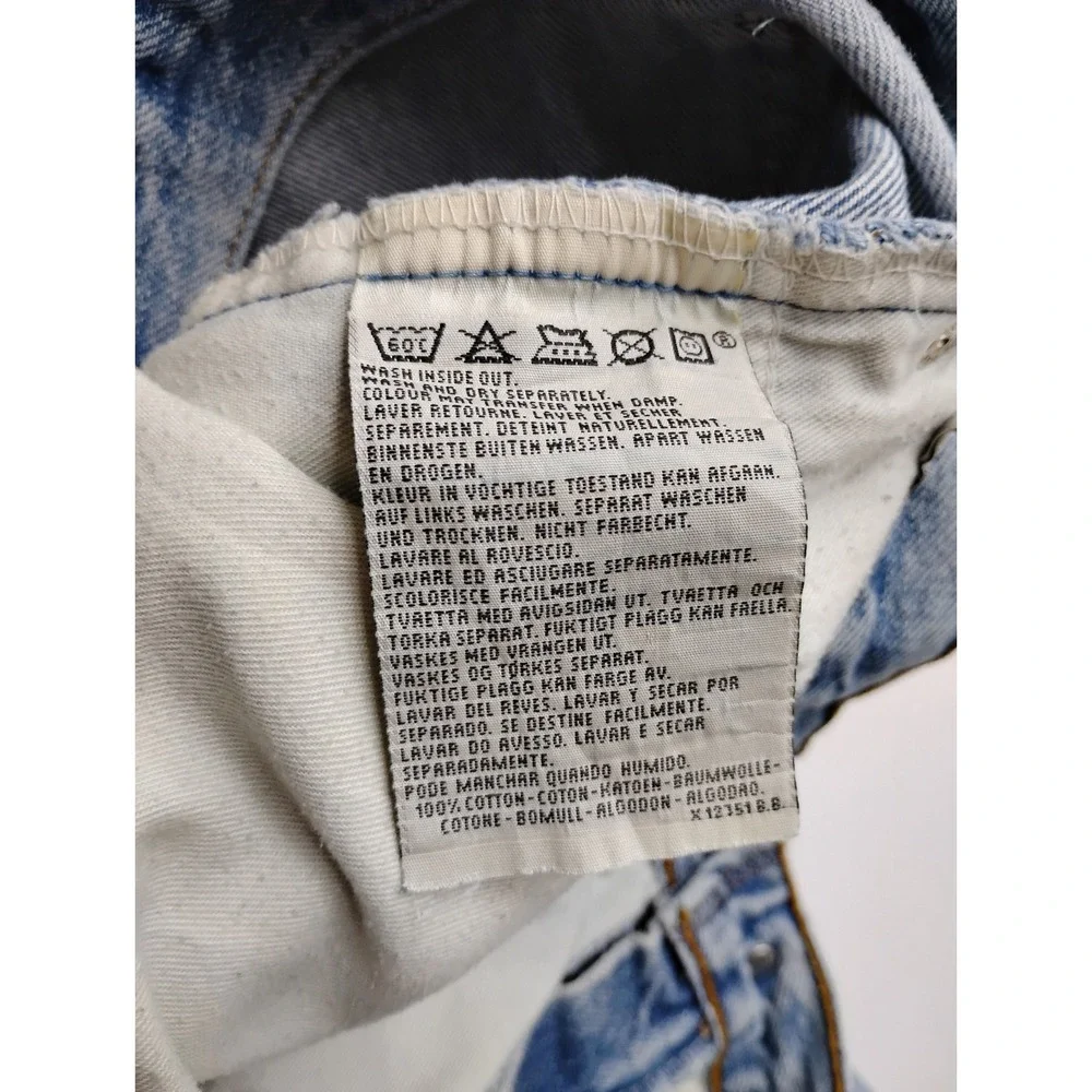 Levi's 630 Vintage Jeans Straight Fits 36x28 Tag:38x36 Orange Tab Comfort Fit 93